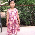 Pretty in pink--it's Huyen Linh, 5 years old this year!