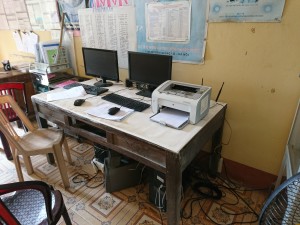 Printer and laptops